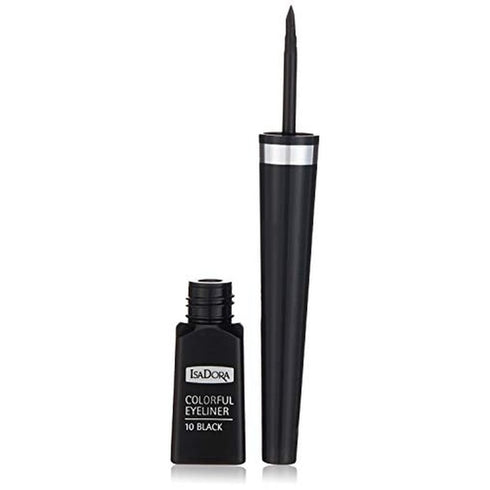 IsaDora Colorful Liquid Eyeliner 3.7ml - 10 Black